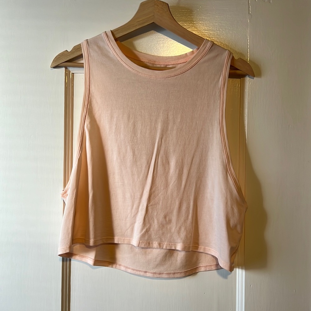 Lululemon Cut Back Crop Tank Size 10